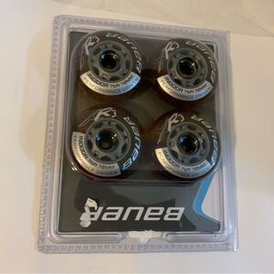 Bauer XR3 Indoor Inline Skate Wheels 4 Pack New 72mm 76A